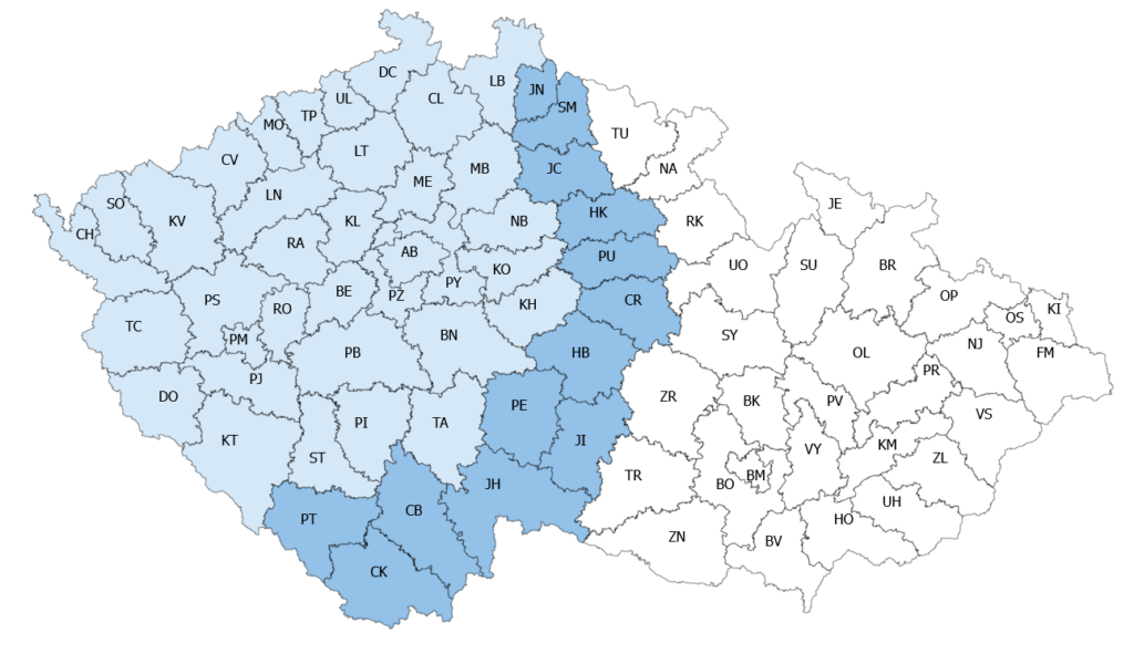 Aktuálně má pásmo okolo ohnisek katarální horečky ovcí výměru větší než 33 tisíc kilometrů čtverečních