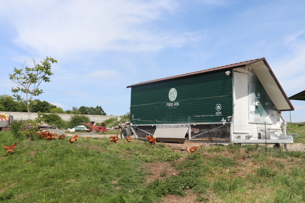 Tři roky na farmě fungují dva mobilní kurníky MIK-270