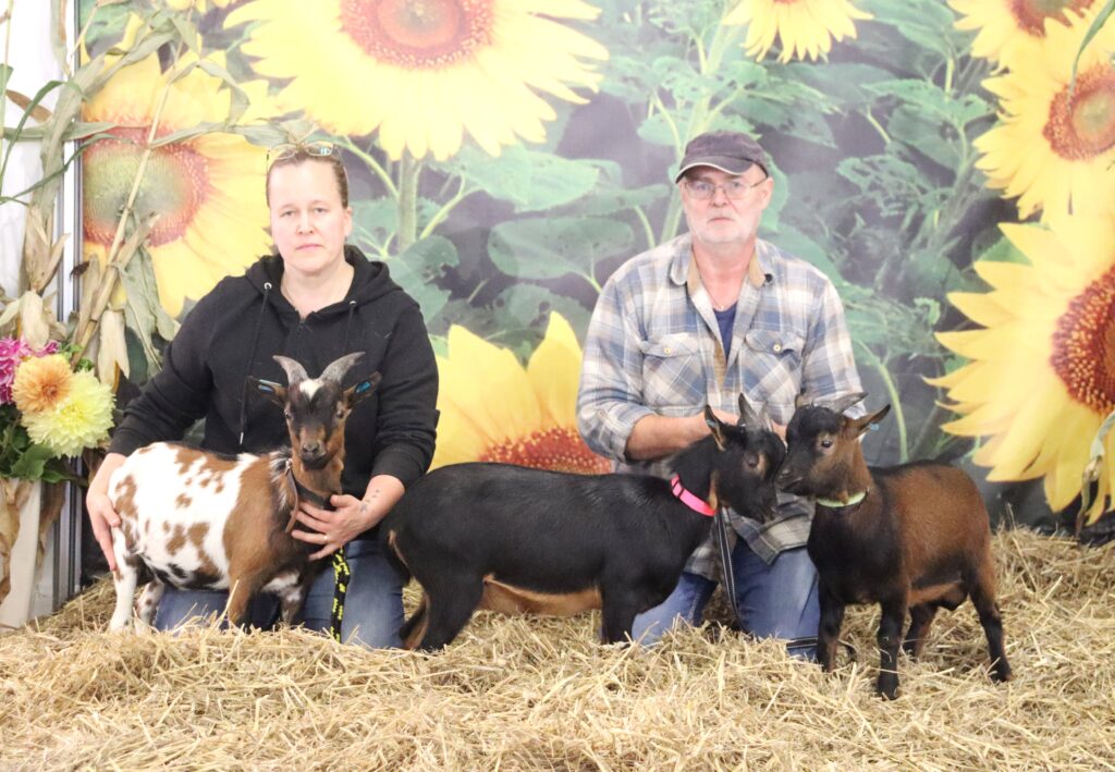 Finalisté nákupního trhu kozlíků MVDr. Silvie Dopitová s Petrem Křížem