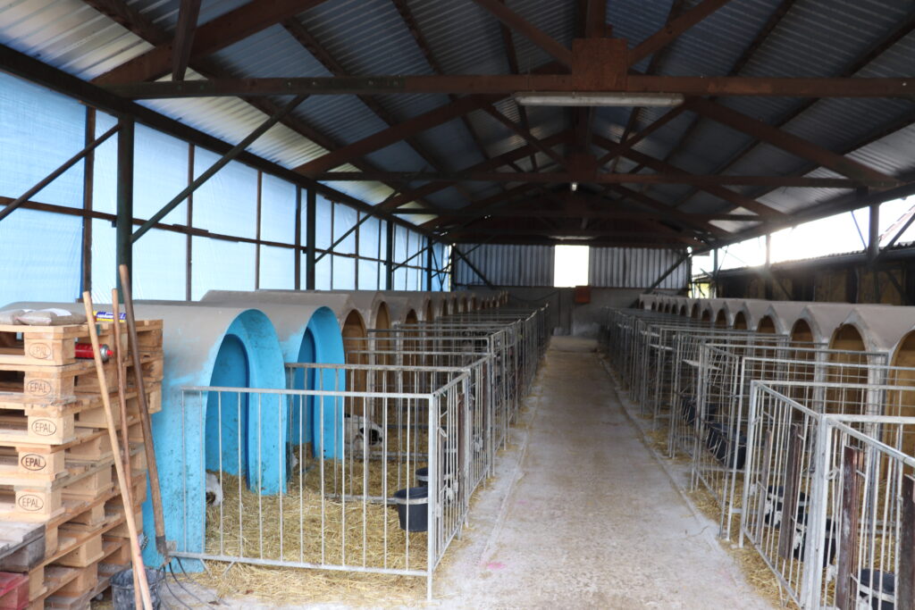 Telata mají k dispozici zastřešené boudy, které jsou nově chráněny také boční plachtou