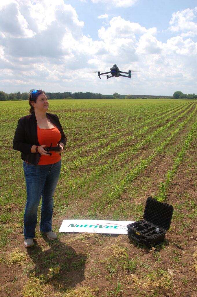 Dron s multispektrální kamerou při monitoringu porostu