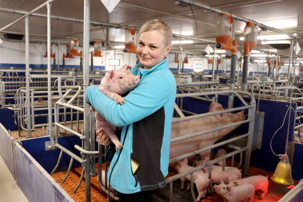 Vedoucí farmy Dlouhá Loučka Veronika Zitová